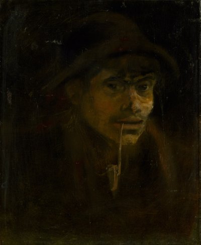 Tramp with a Pipe by Laszlo Mednyanszky